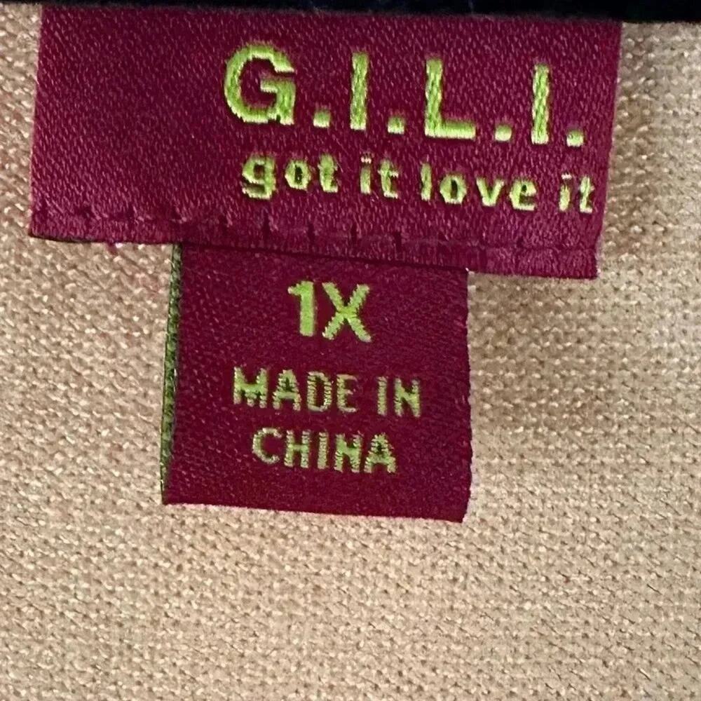 G.I.L.I. Knit Cotton blend tank tops in excellent condition color peach - Picture 4 of 5